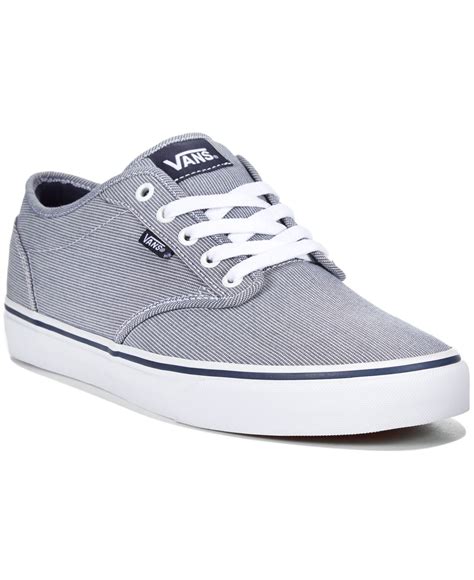 Lyst - Vans Men's Atwood Textile Sneakers in Blue for Men