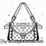 Purse Coloring Pages  Free & Printable sketch template