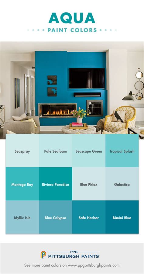 24 best Aqua, Teal & Turquoise Paint Colors images on Pinterest | Home ideas, Spaces and Apartments