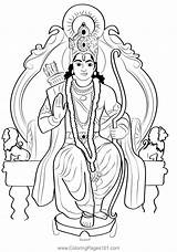 Ram Navami 3 Coloring Page  Art Drawings Sketches Simple sketch template