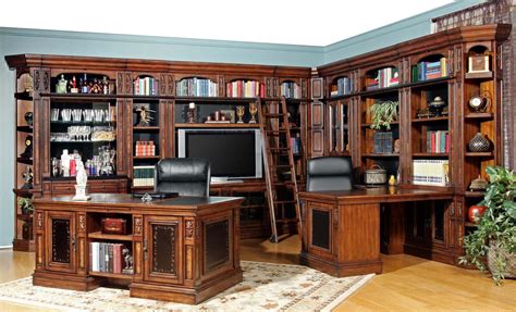 Parker House Leonardo Library Wall Unit Bookcase Set 2 | Parker house, Library furniture, Home ...