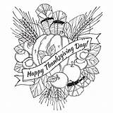 Coloring Pages For Thanksgiving Printable sketch template