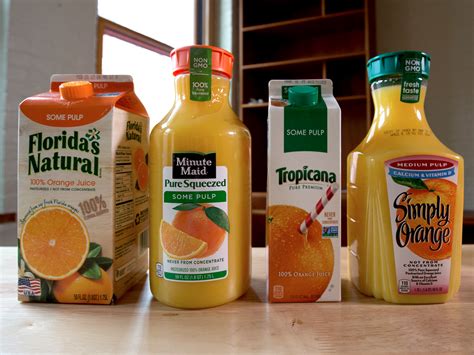 Orange juice taste test: Minute Maid, Simply Orange, Tropicana, or Florida's Natural? - Business ...