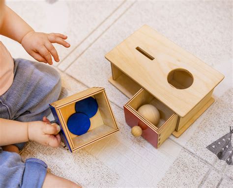 Permanence box Montessori toys Set of 8 Montessori baby toys | Etsy