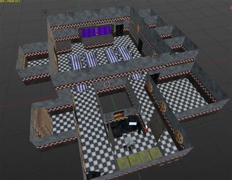 FNaF 1 map wip by ItsRainingNans on DeviantArt