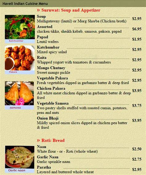 Haveli Indian Cuisine Menu, Menu for Haveli Indian Cuisine, Marietta, Atlanta - Urbanspoon/Zomato