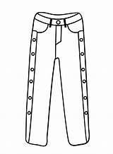Fashionable Pants Coloring Page  Free Printable Pages sketch template