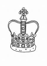 Jeweled Crown Coloring Pages  NetArt Princess coloring sketch template