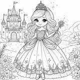 19 Pretty Princess Coloring Pages Free Printable  Kidswiki sketch template