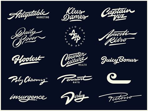 Logo / lettering collection '24 by ForSureLetters on Dribbble