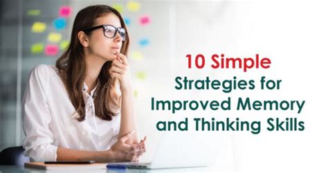 10 Simple Strategies for Improved Memory and Thinking Skills - DrNewMed ...