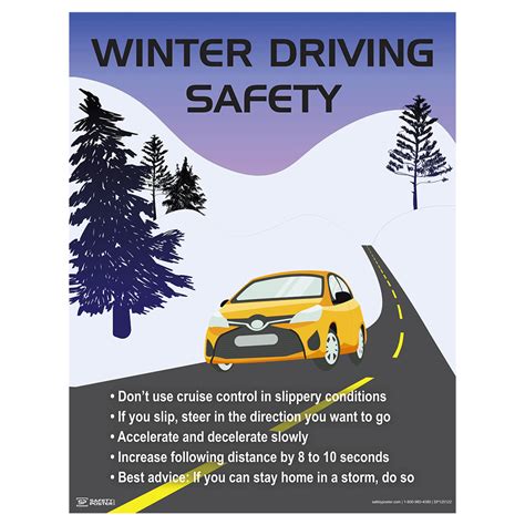 Safety Poster - Winter Driving Safety - CS311415