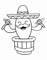 Cinco De Mayo Coloring Pages Free Printable PDF sketch template