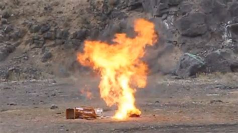 Propane Tank Explodes After Being Shot! - YouTube