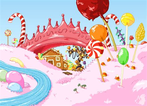 Candy-land | Candyland, Candy art, Rainbow candy