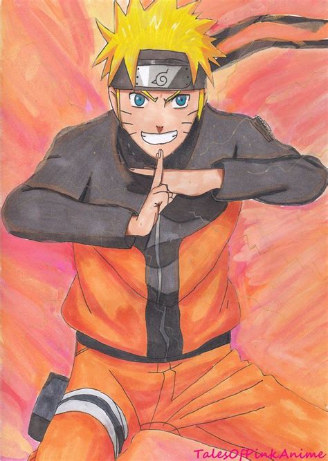 Speed Drawing: Naruto Shippuden Naruto Uzumaki by TalesOfPinkAnime ...