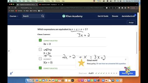 Algebra 1 Khan Academy Review: Algebra Foundations Unit Test April 10th ...