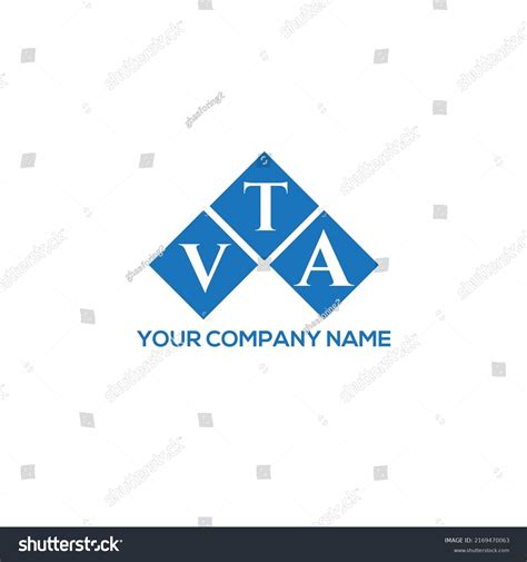 Vta Letter Logo Design On White Stock Vector (Royalty Free) 2169470063 | Shutterstock