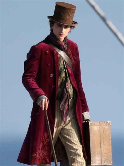 Wonka 2023 Timothee Chalamet Coat | Willy Wonka Coat