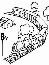 Train coloring Pages Download And Print train sketch template