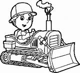 Coloring Pages Bulldozer Construction Excavator Print Dozer Equipment  sketch template