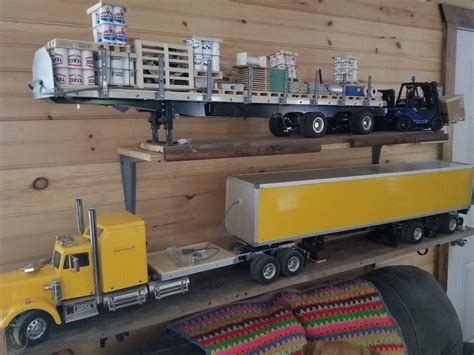 Tamiya custom built truck and two trailers | #1928278759