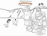 Bible Coloring Pages Moses Manna Game sketch template