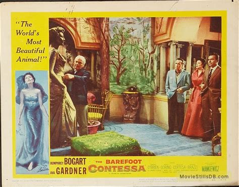 The Barefoot Contessa - Lobby card with Humphrey Bogart & Ava Gardner