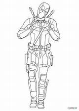 Free Printable Deadpool Coloring Pages For Kids sketch template