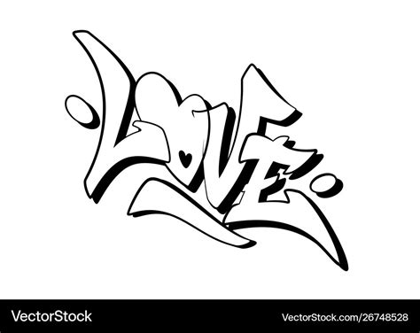 I Love You Graffiti Style