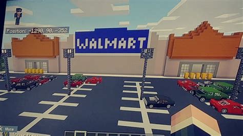 Minecraft Wal-Mart | Walmart, Building, Fun slide