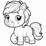 Horse Coloring Pages 25  Gem sketch template