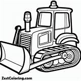 Powerful Bulldozer Coloring Page  For Kids – Smart Creative sketch template