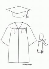 Graduation Cap Coloring Page  Home sketch template