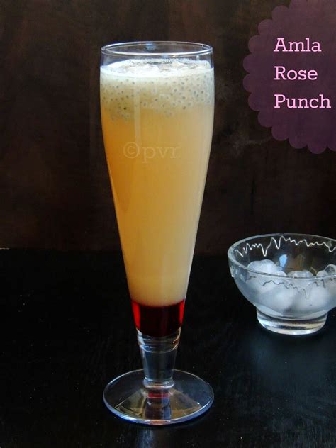 Amla Rose Punch | Amla, Smoothie drinks, Amla recipes