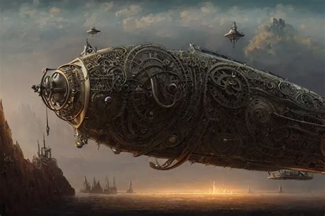 steampunk zeppelin, concept art, intricate and | Stable Diffusion | OpenArt