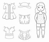 Free Printable Coloring Paper Dolls sketch template