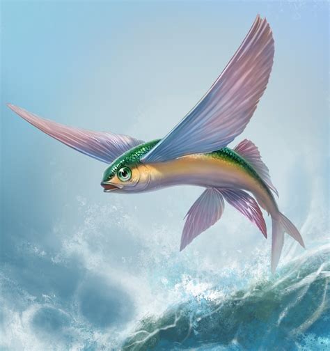 ArtStation - flying fish, Konstantin Gerasimov