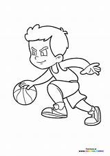 Basketball  Coloring Pages For Kids 100% Free Print Or Download sketch template