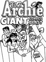 Archie Comics Coloring Pages Printable sketch template