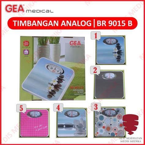 Timbangan Berat Badan Analog Jarum Manual GEA BR 9015 BR9015 - Medis Medika