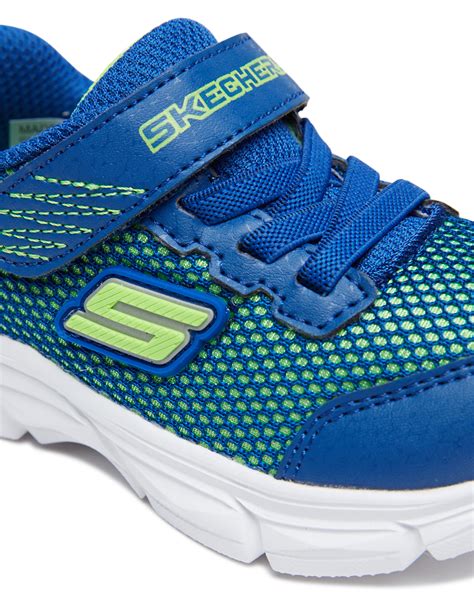 Skechers Boys Advance Shoe - Toddler - Blue Lime | SurfStitch