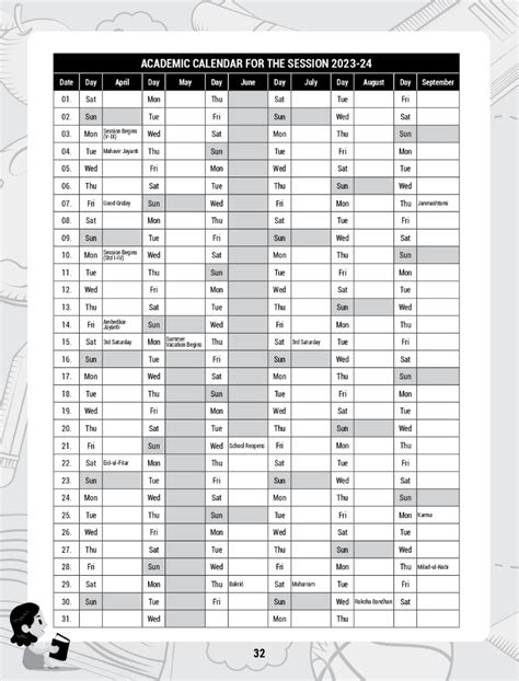 School Calendar - Sharda Global School