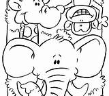 Beautiful Elephant In The Jungle Coloring Pages sketch template