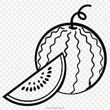 Watermelon Coloring Para Colorear Colouring Clipart Drawing Printable  sketch template