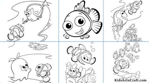 Finding Nemo Coloring Pages Characters