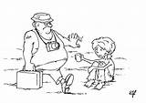Coloring Page Child beggar  Free Printables Img 26980 sketch template