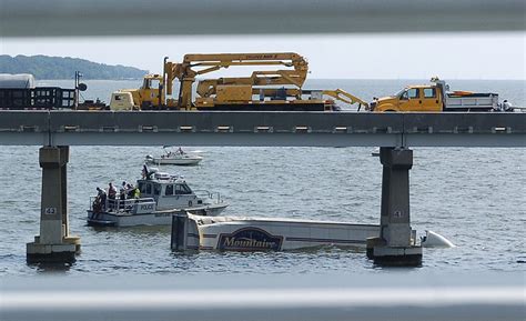 A Sebring Driver Was Thrown Off a Bridge Into the Chesapeake Bay After Being Slammed by a Semi ...