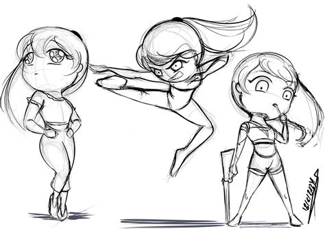 Chibi different poses | Chibi, Character illustration, Character poses