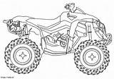 Atv Coloring Pages Banshee Wheeler Colouring Sheets Polaris Drawing  sketch template